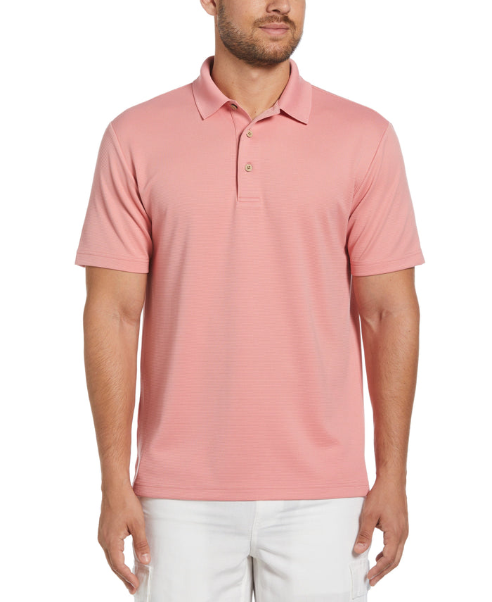 cubavera Solid Textured Polo Brandied Apricot