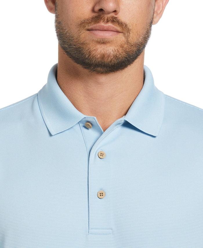 Cubavera Solid Textured Polo Cerulean