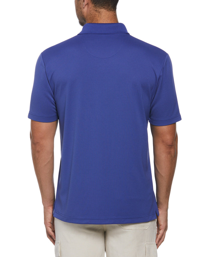 Cubavera Solid Textured Polo Deep Ultramarine