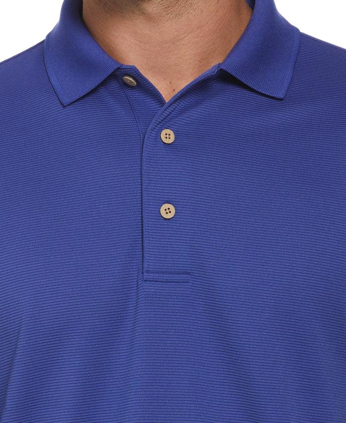Cubavera Solid Textured Polo Deep Ultramarine
