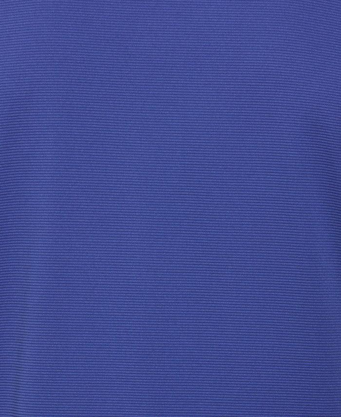 Cubavera Solid Textured Polo Deep Ultramarine
