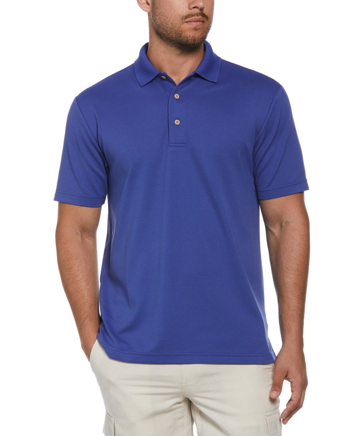cubavera Solid Textured Polo Deep Ultramarine