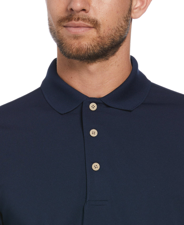 Cubavera Solid Textured Polo Dress Blues