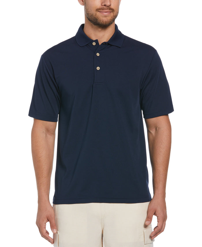 cubavera Solid Textured Polo Dress Blues