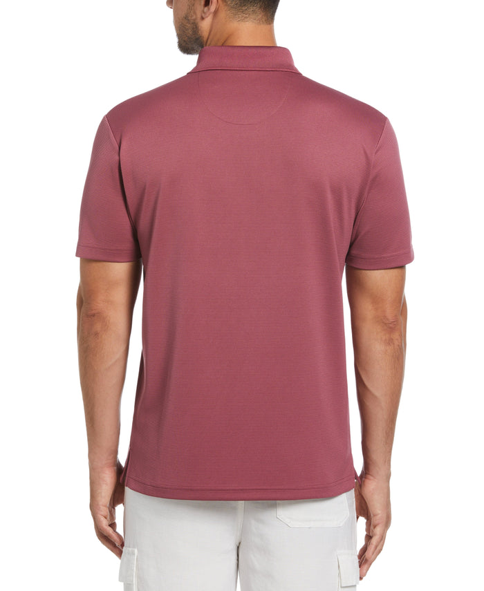 Cubavera Solid Textured Polo Hawthorn Rose