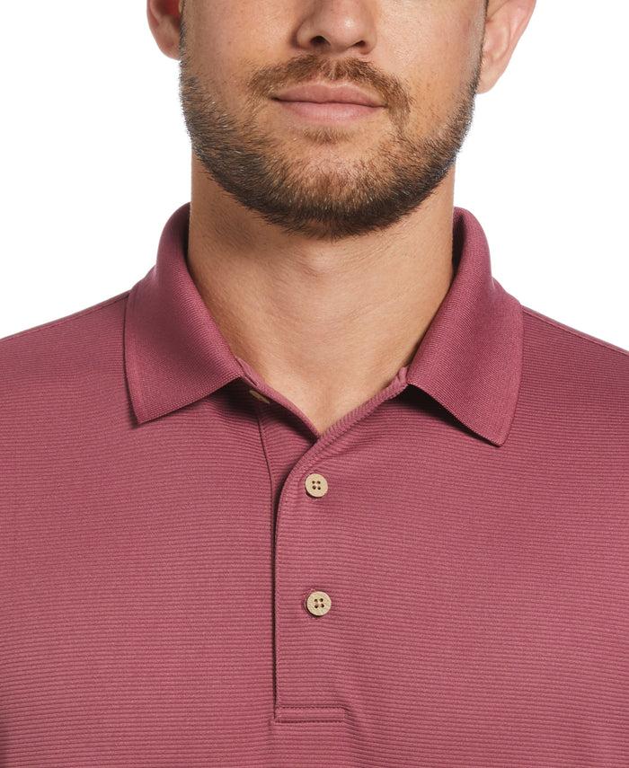 Cubavera Solid Textured Polo Hawthorn Rose