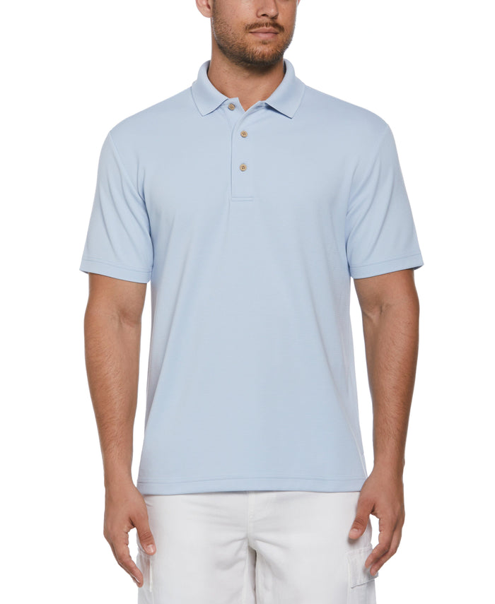 cubavera Solid Textured Polo Kentucky Blue