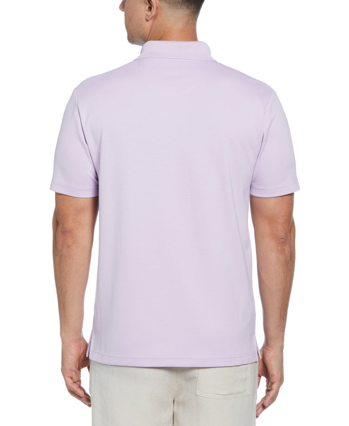 Cubavera Solid Textured Polo Pastel Lilac