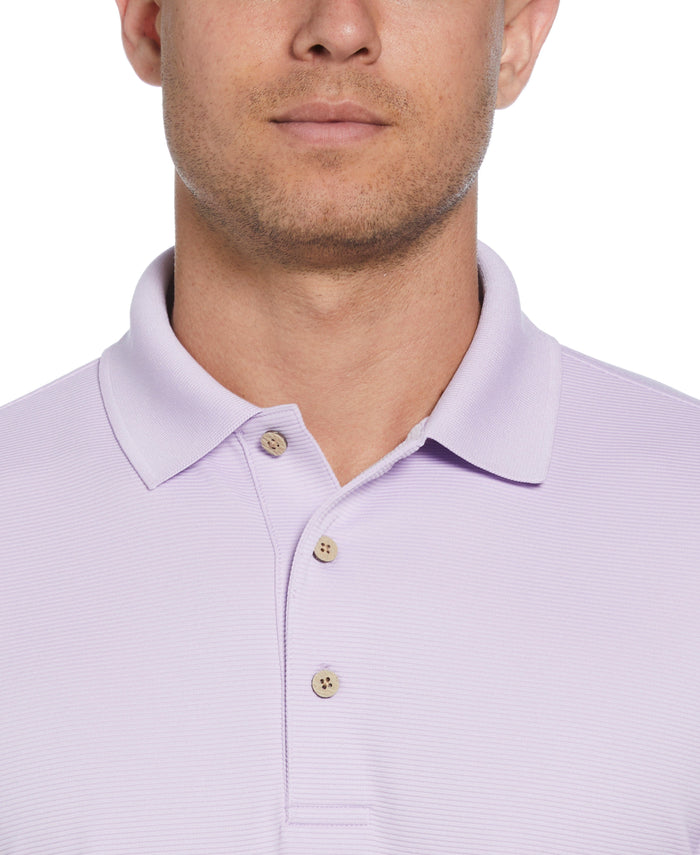 Cubavera Solid Textured Polo Pastel Lilac