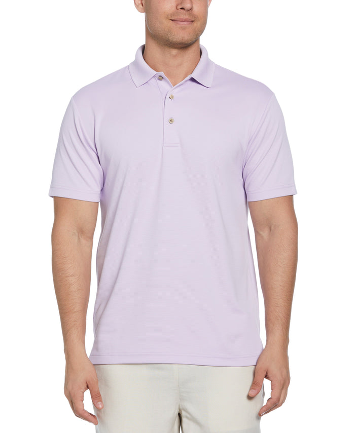 cubavera Solid Textured Polo Pastel Lilac
