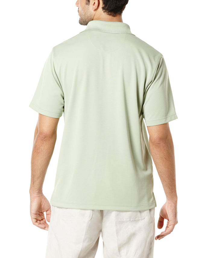 Cubavera Solid Textured Polo Reseda