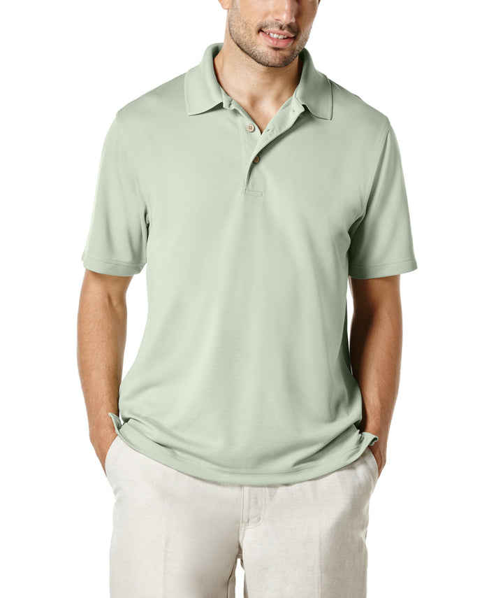 Cubavera Solid Textured Polo Reseda