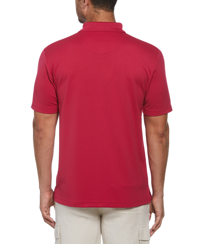 Cubavera Solid Textured Polo Sangria