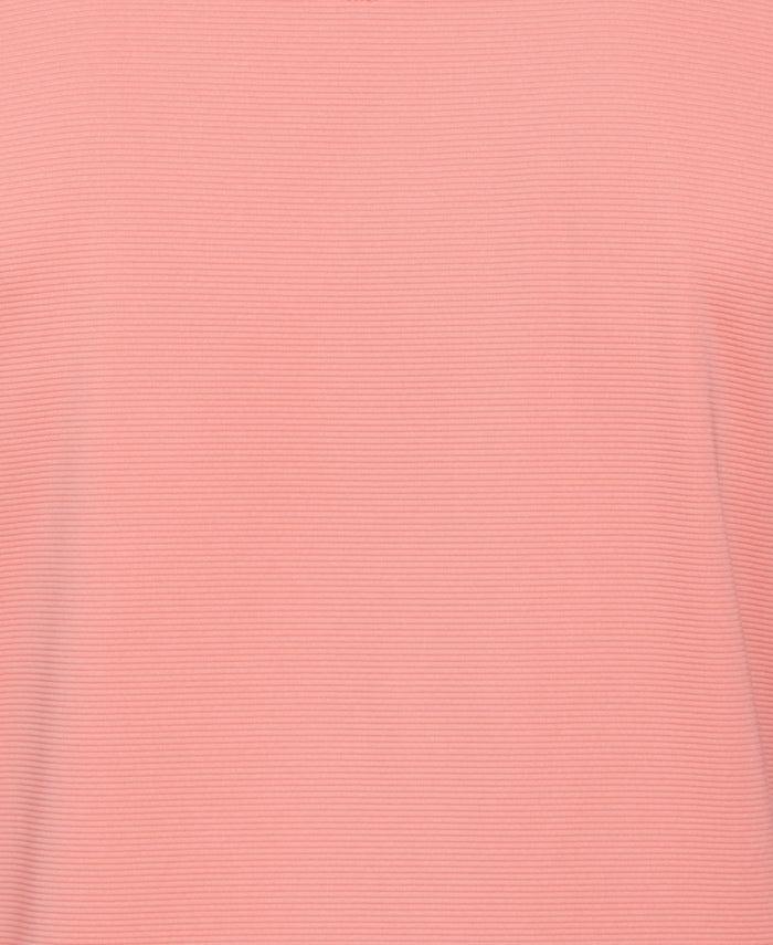 Cubavera Solid Textured Polo Shell Pink