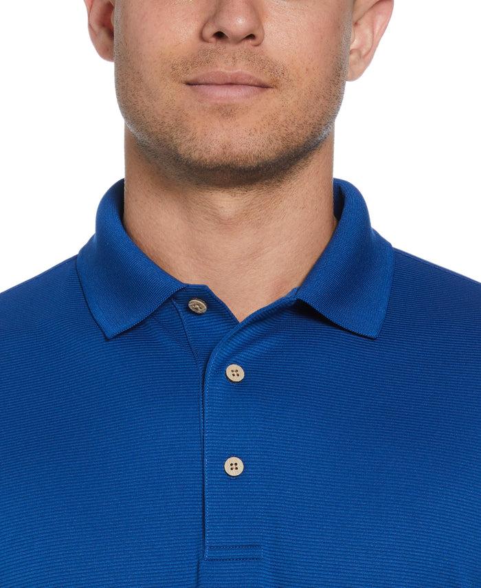 Cubavera Solid Textured Polo True Blue