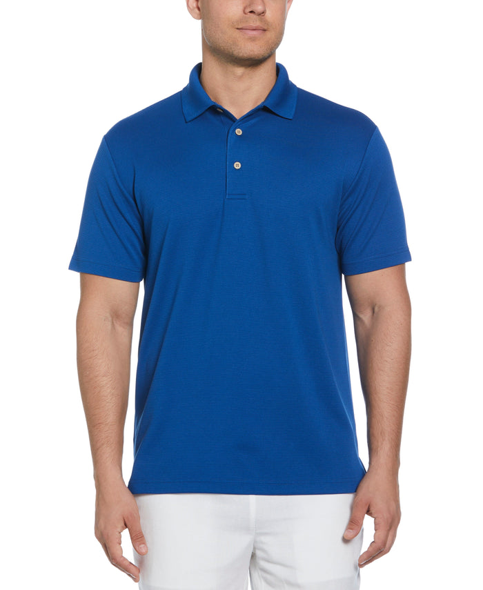 cubavera Solid Textured Polo True Blue