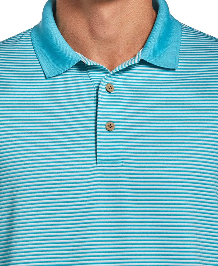 Cubavera Stripe Polo Blue Curacao