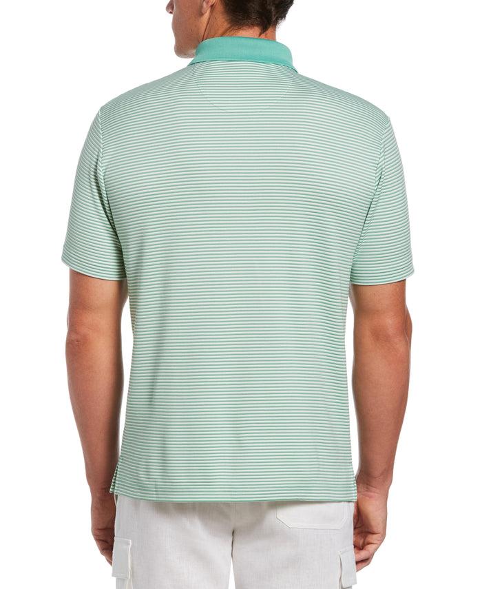 Cubavera Stripe Polo Creme De Menthe