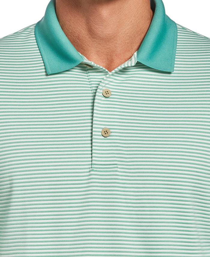 Cubavera Stripe Polo Creme De Menthe