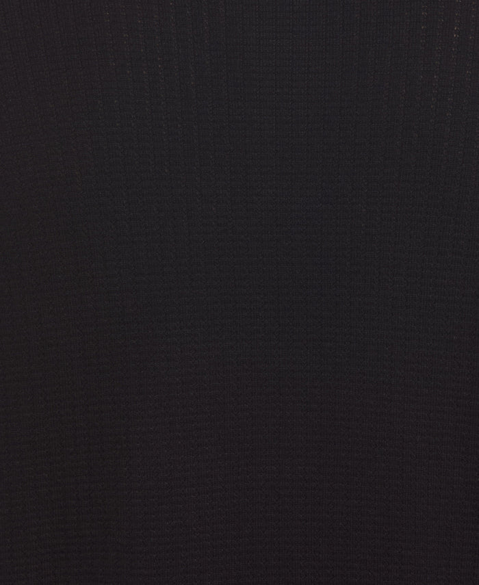 Cubavera Textured Knit Sweater Jet Black