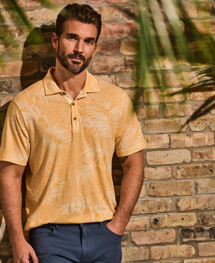 Cubavera Tropical Polo Apricot Cream