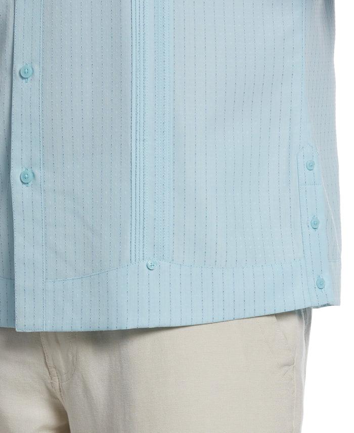 Cubavera EcoSelect™ Panel Guayabera Shirt Crystal Blue