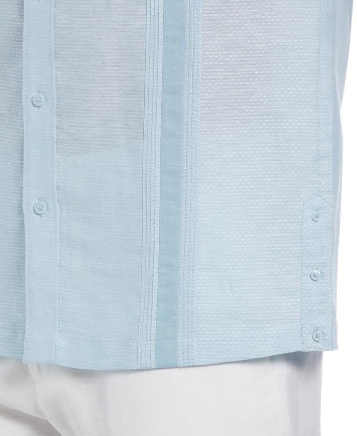 Cubavera Fashion Double Pocket Guayabera Shirt Sky Blue