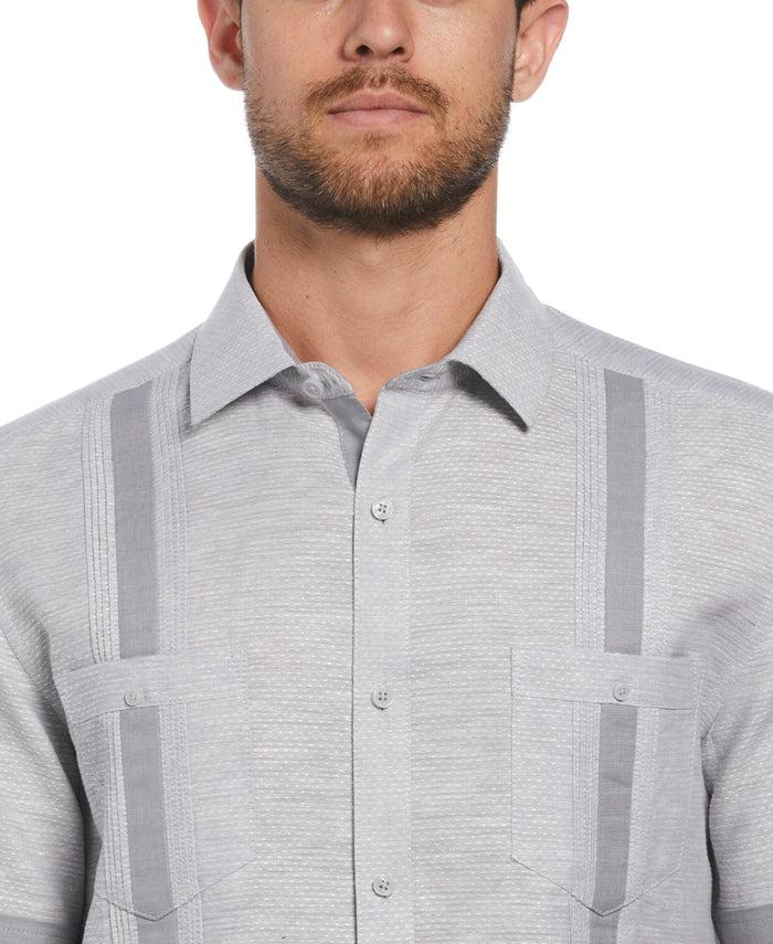 Cubavera Fashion Double Pocket Guayabera Shirt Sleet