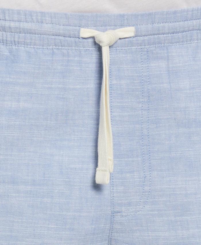 Cubavera Linen Blend 7" Cross Dyed Slub Short Ashleigh Blue