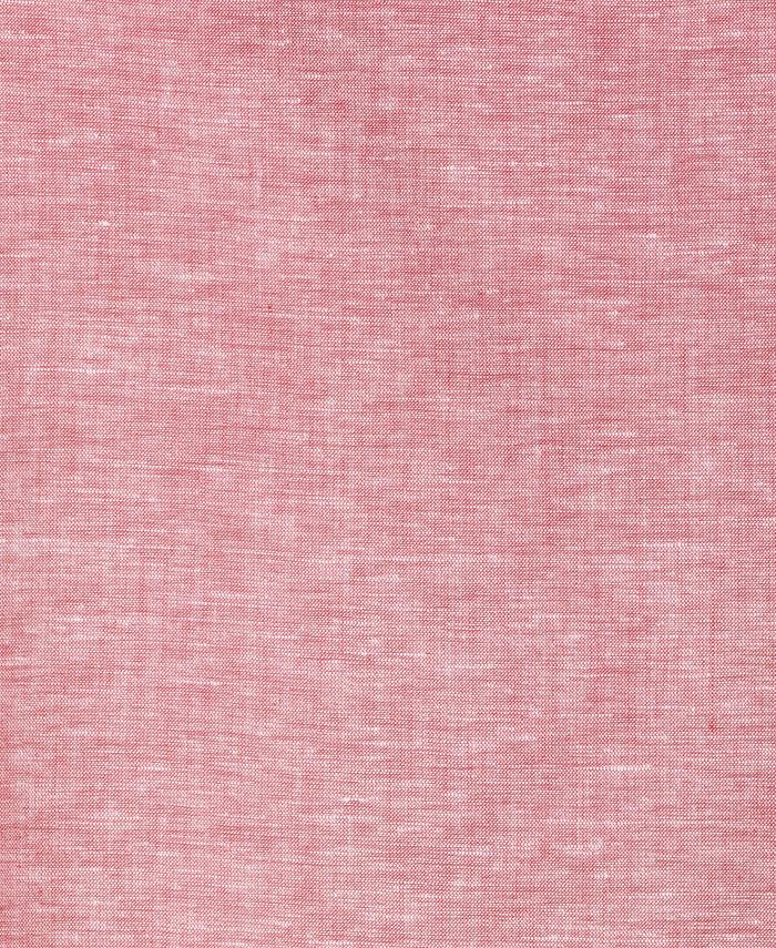 Cubavera Linen Blend Tropical Embroidery Panel Shirt Tango Red