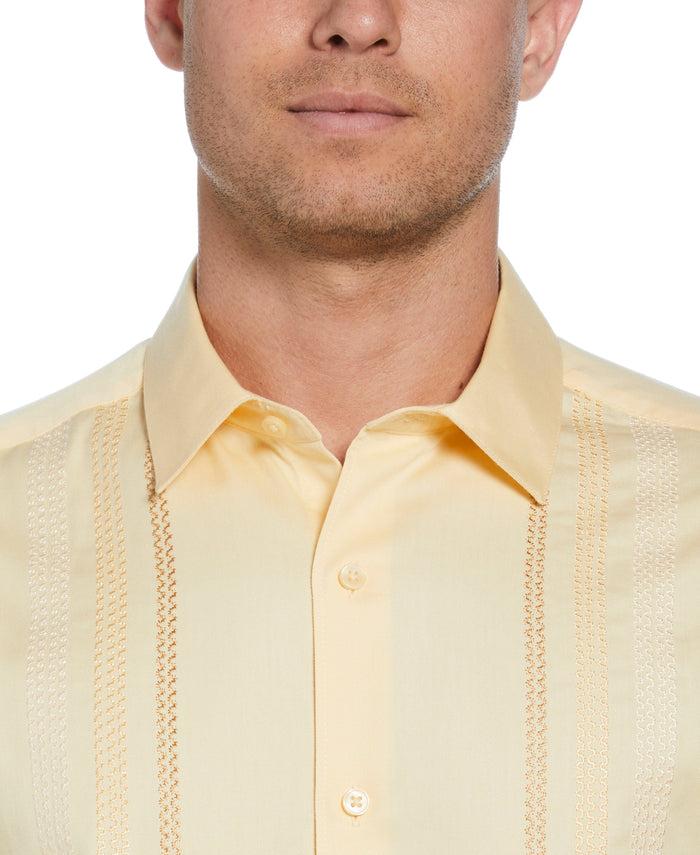 Cubavera Ombre Embroidery Panel Shirt Golden Fleece