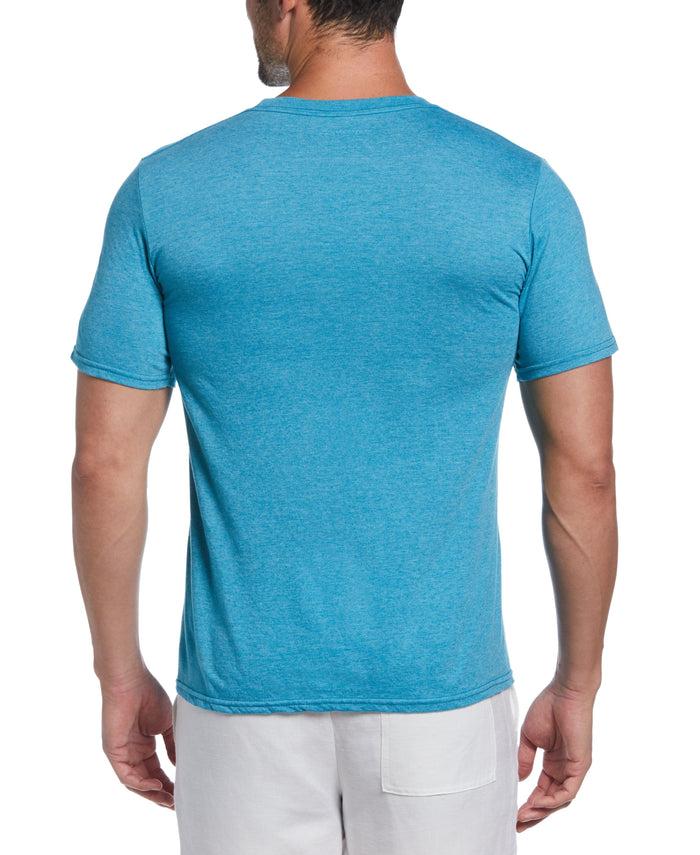 Cubavera Sailing To Paradise Print Tee Heather Galapagos Bl