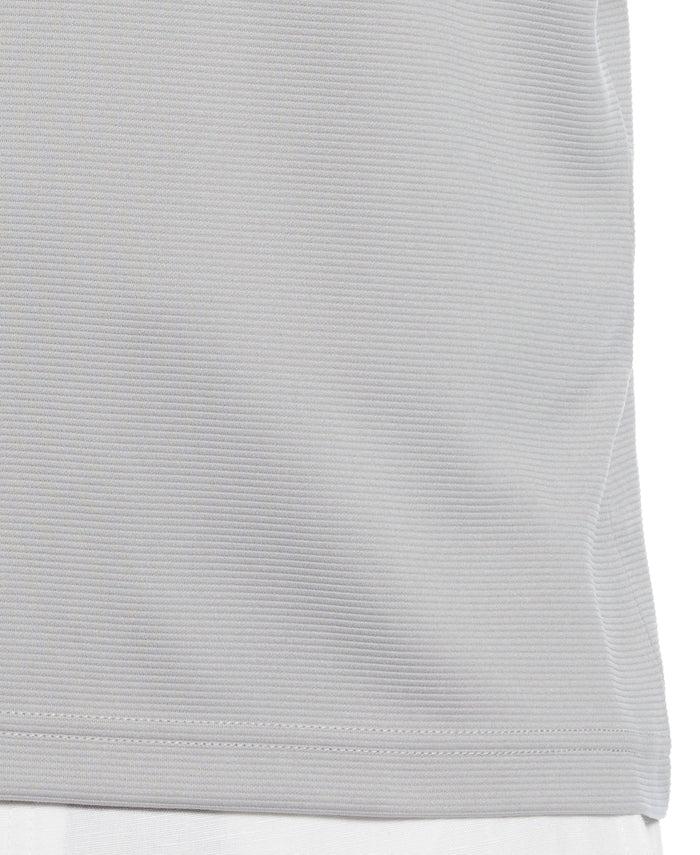 Cubavera Solid Textured 1/4 Zip Pullover Sweater Sleet