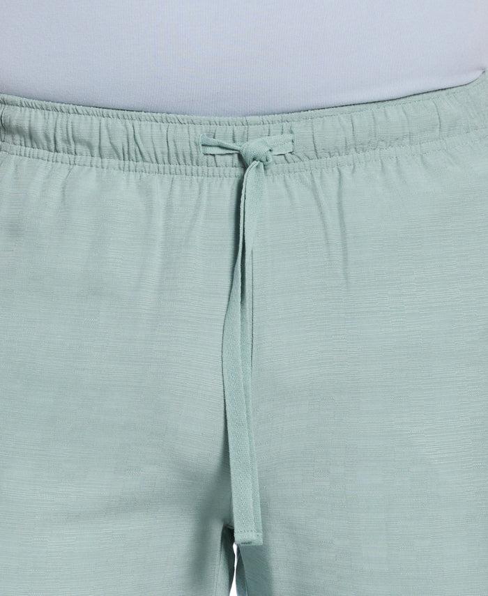 Cubavera Solid Textured Pull On Drawstring Shorts Blue Surf