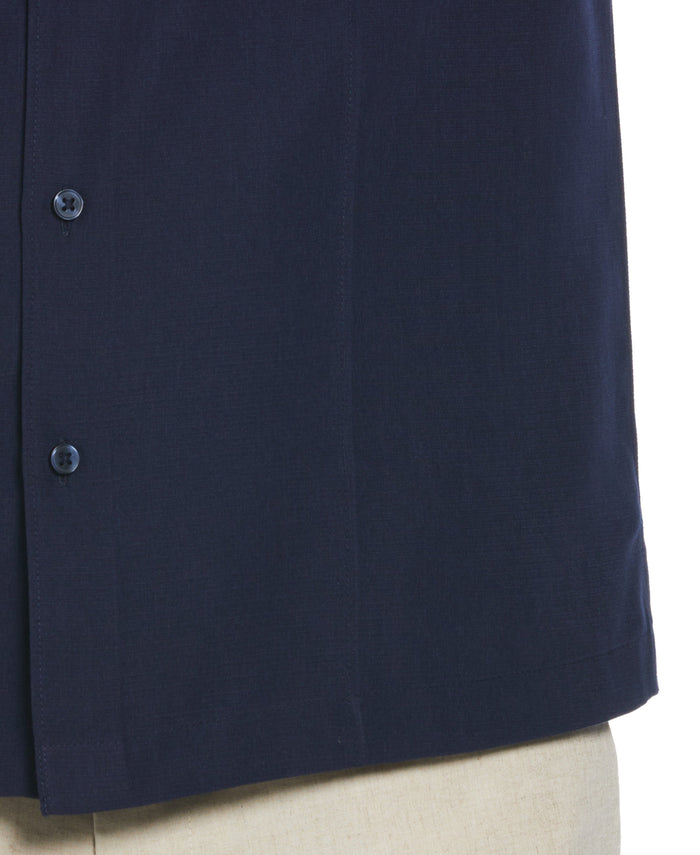Cubavera Textured One-Tuck Panel Shirt Naval Academy