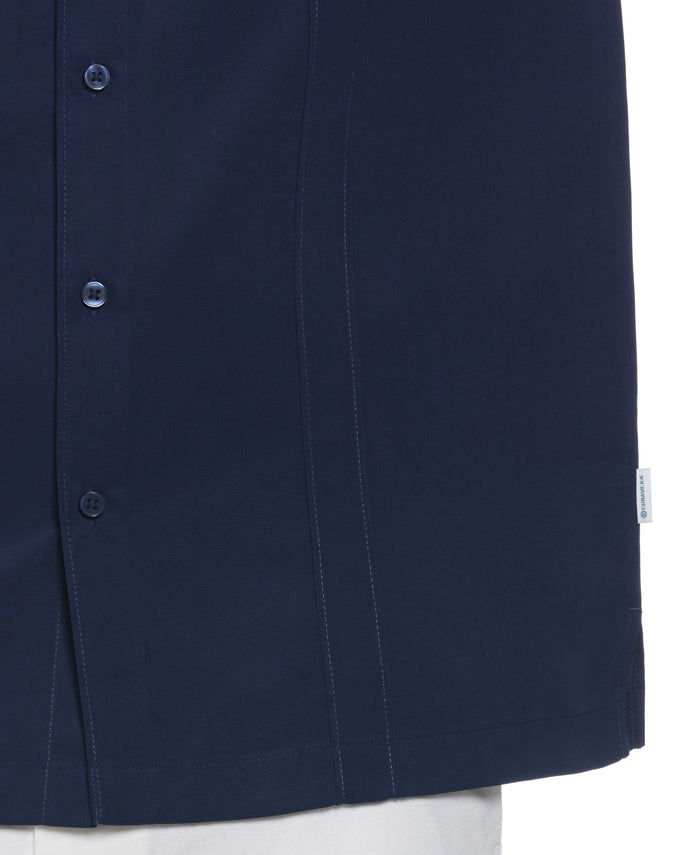 Cubavera Two-Pocket Double Pintuck Shirt Naval Academy