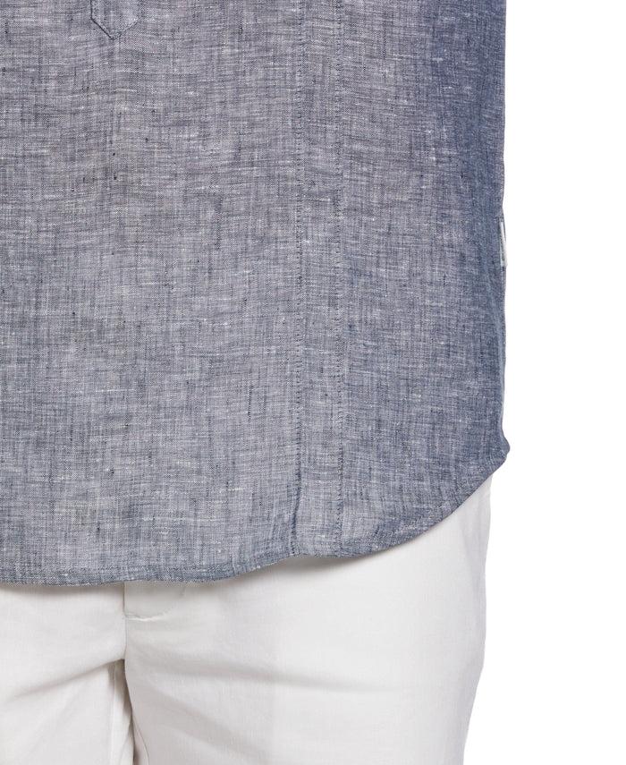 Cubavera Two-Pocket Pintuck Popover Shirt Dress Blues