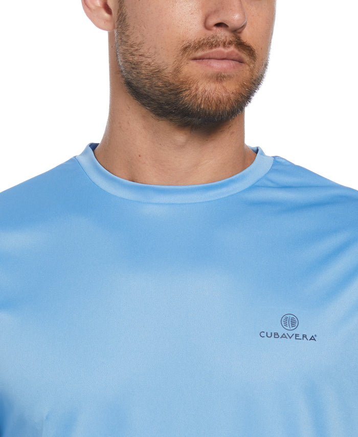 Cubavera Varadero Cuba Print Sun Protection Shirt Little Boy Blue