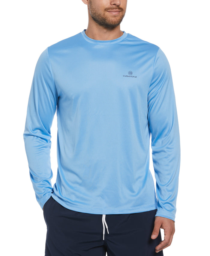 cubavera Varadero Cuba Print Sun Protection Shirt Little Boy Blue