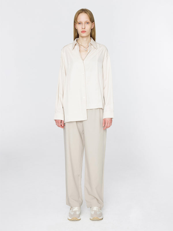 Cubic Asymmetrical Shirt White