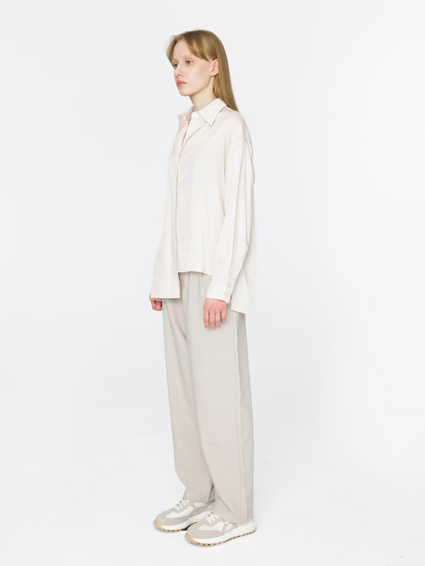 Cubic Asymmetrical Shirt White