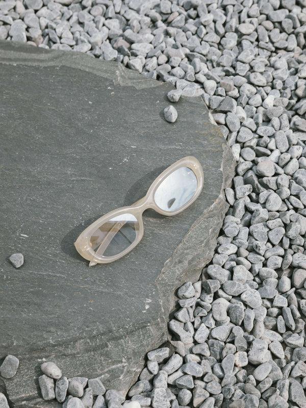 Cubic Cat-Eye Sunglasses Tortoise Shell