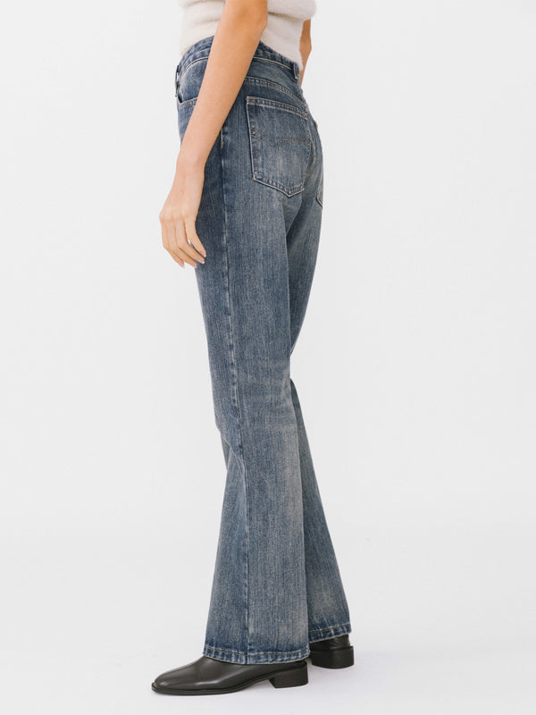 Cubic Classic Straight Leg Denim Jeans Denim Blue