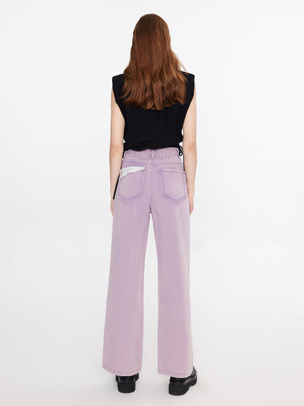 Cubic Cubic Power Shoulder Top Pink