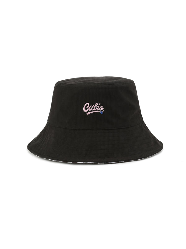 cubic Cubic Varsity Bucket Hat Black