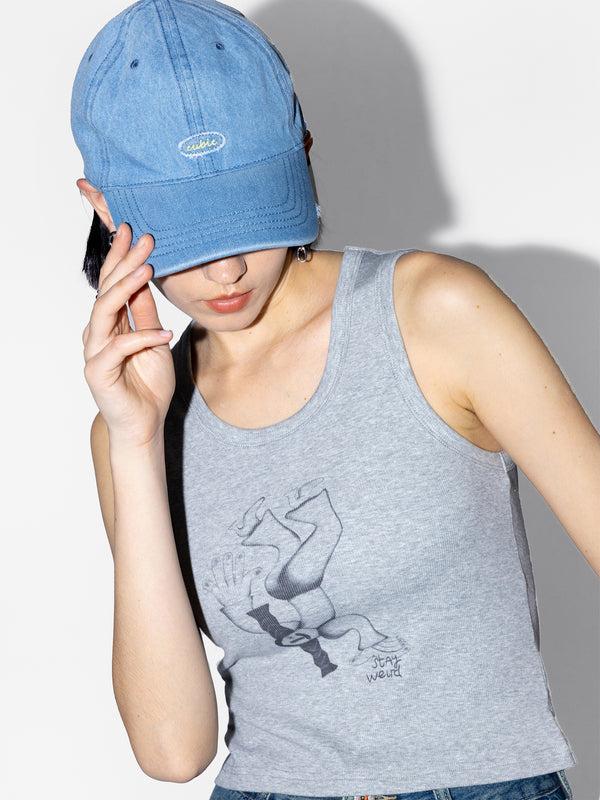 Cubic Denim Cubic Cap Light Blue