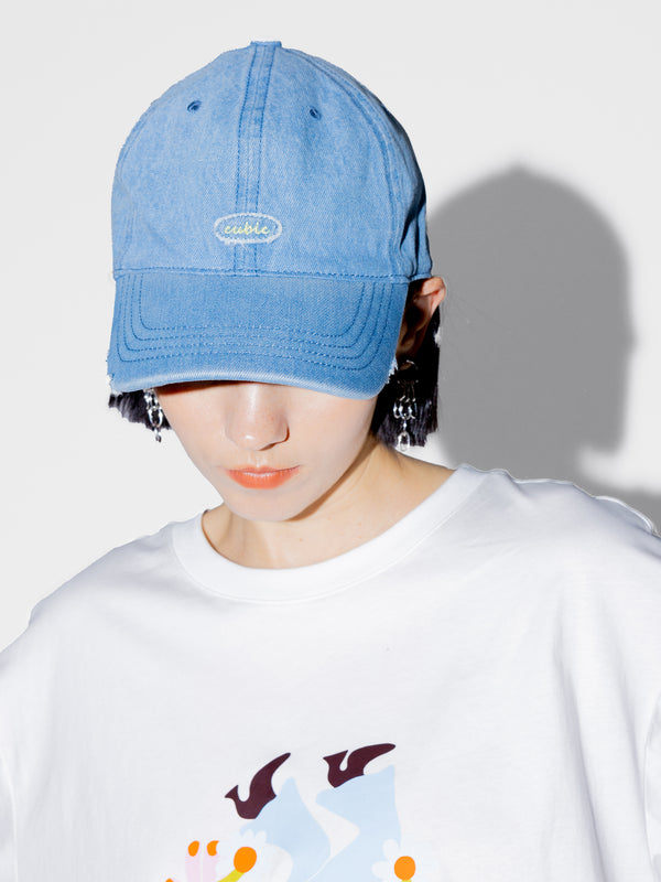 Cubic Denim Cubic Cap Light Blue