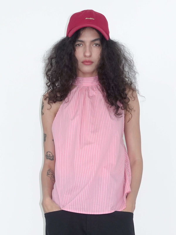 Cubic CUBIC Embroidered Solid Color Baseball Cap Red