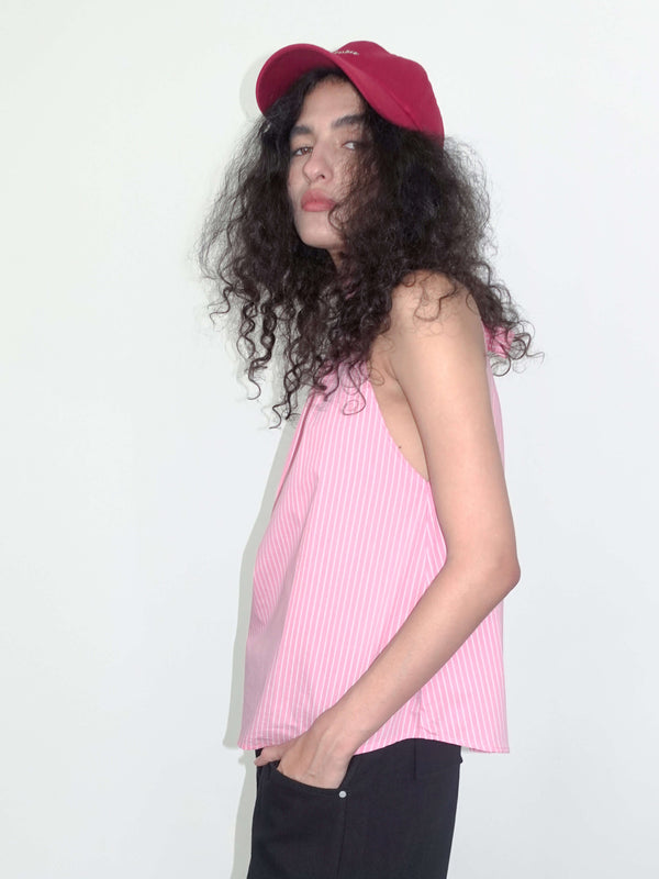 Cubic CUBIC Embroidered Solid Color Baseball Cap Red