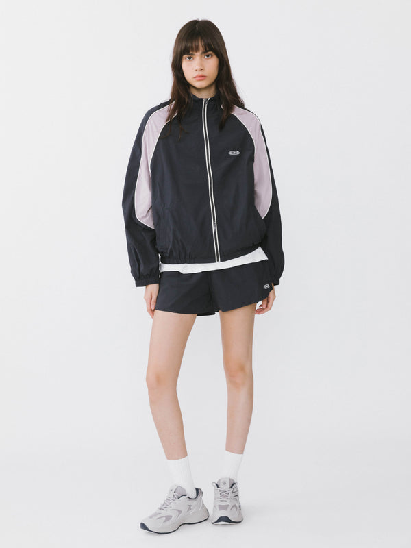 Cubic Full Zip Up Sports Jacket Navy
